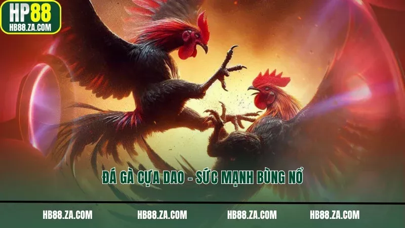Đá gà cựa dao – Sức mạnh bùng nổ