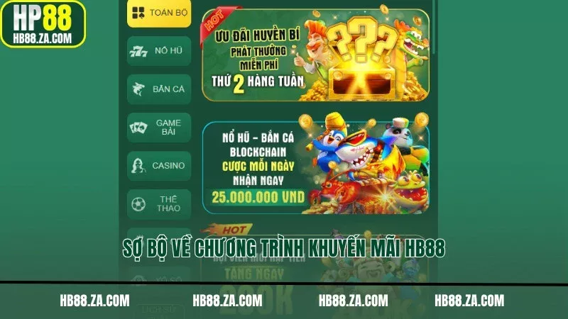 Sợ bộ về chương trình khuyến mãi HB88